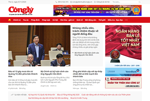 cms báo điện tử công lý