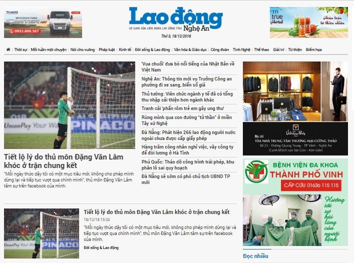 cms báo lao động nghệ an