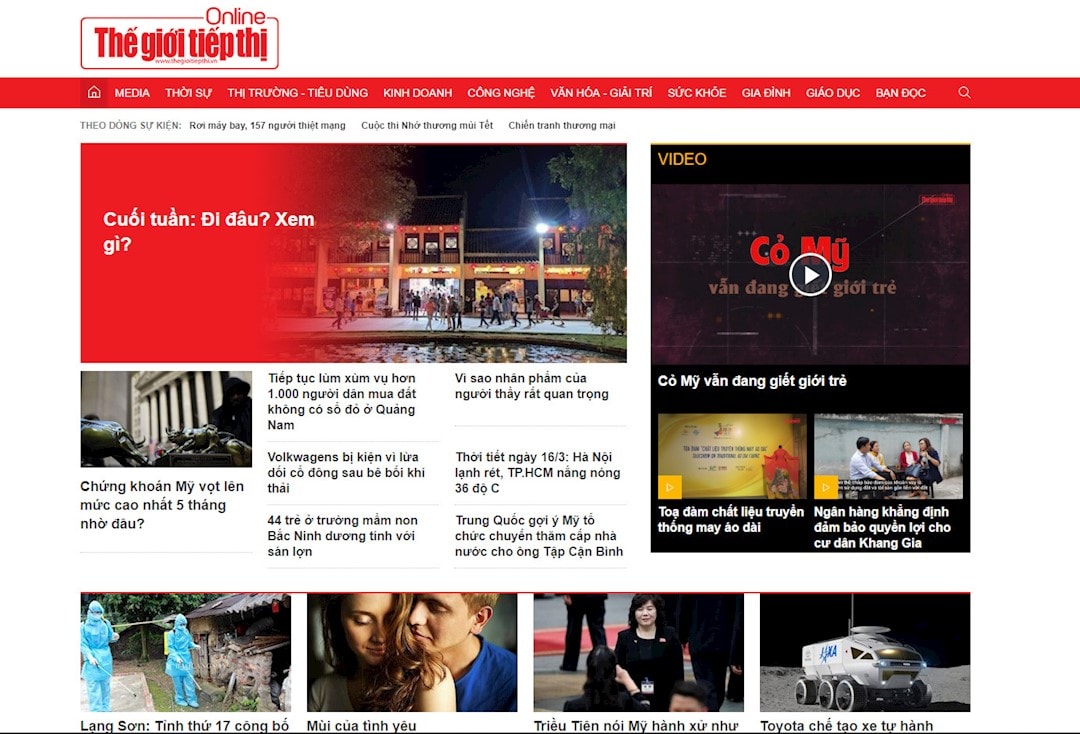 cms báo điện tử thế giới tiếp thị